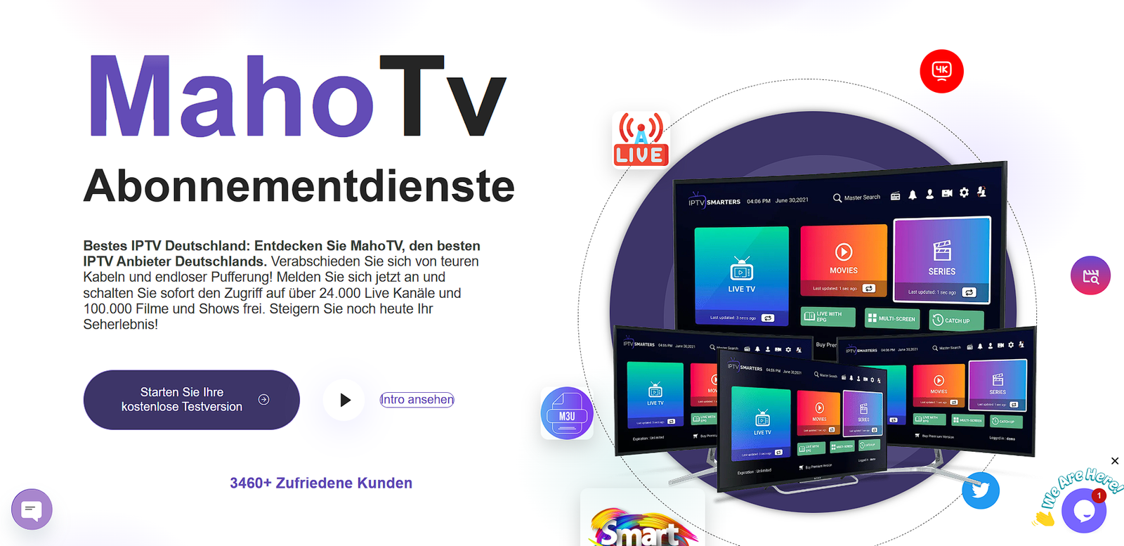 Beste IPTV Dienste in Deutschland